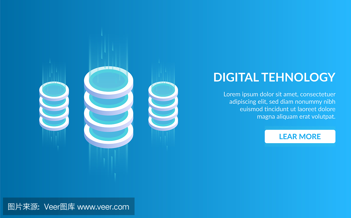 Didgital tehnology。大數(shù)據(jù)處理概念、未來(lái)能源站、服務(wù)器機(jī)房機(jī)架、數(shù)據(jù)中心。等距矢量插圖。